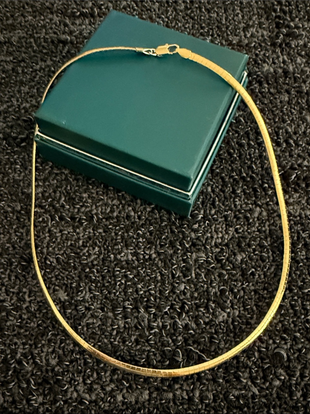 Fashion Jewelry Gold Herringbone Necklace